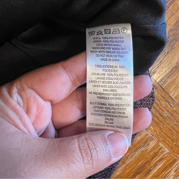 French Connection Bronze Sequins Mini Tank Dress Sz 8 Festival Party Sparkle - Picture 7 of 11